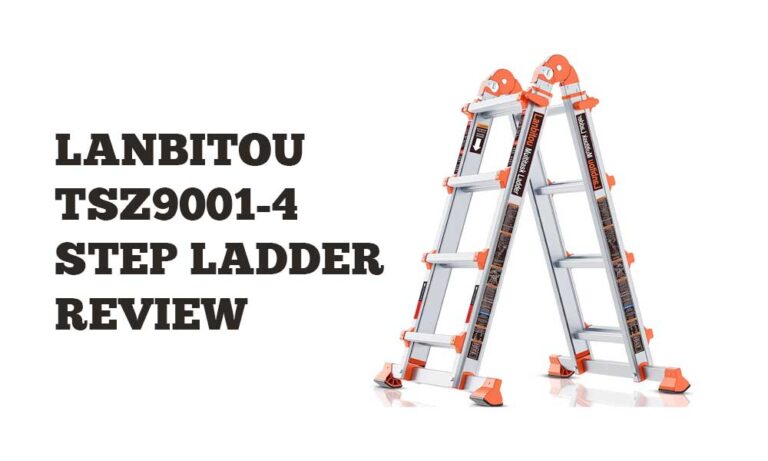 Lanbitou TSZ9001-4 Review – A Frame 4 Step Ladder Extension